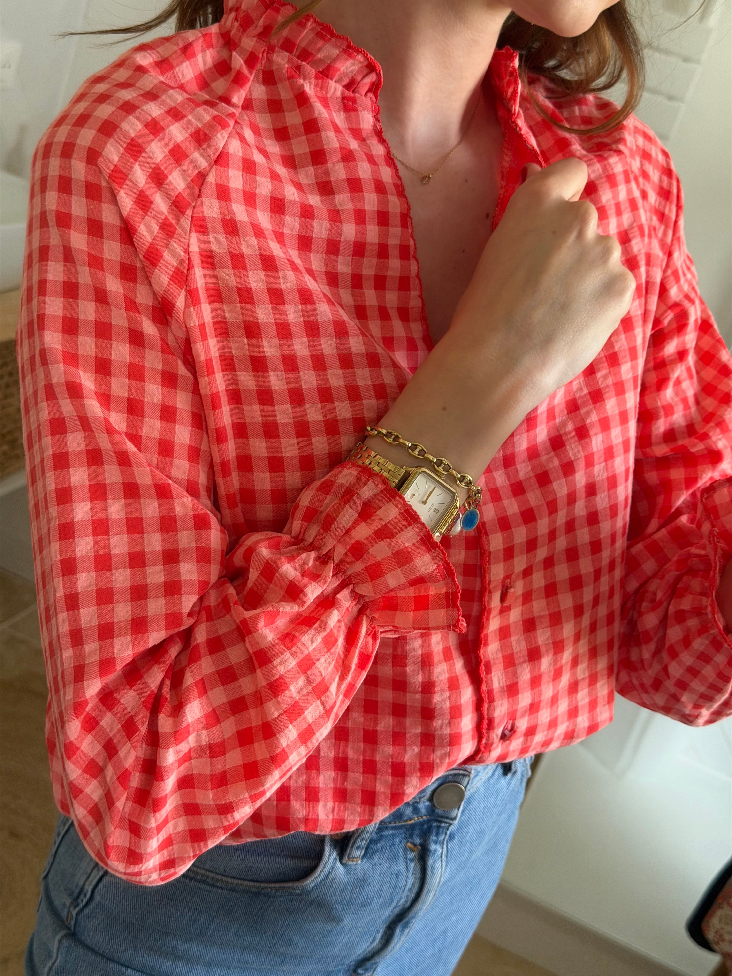 Blouse vichy - Rouge & Rose