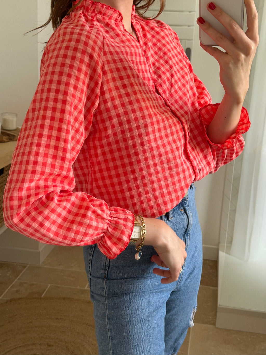 Blouse vichy - Rouge & Rose
