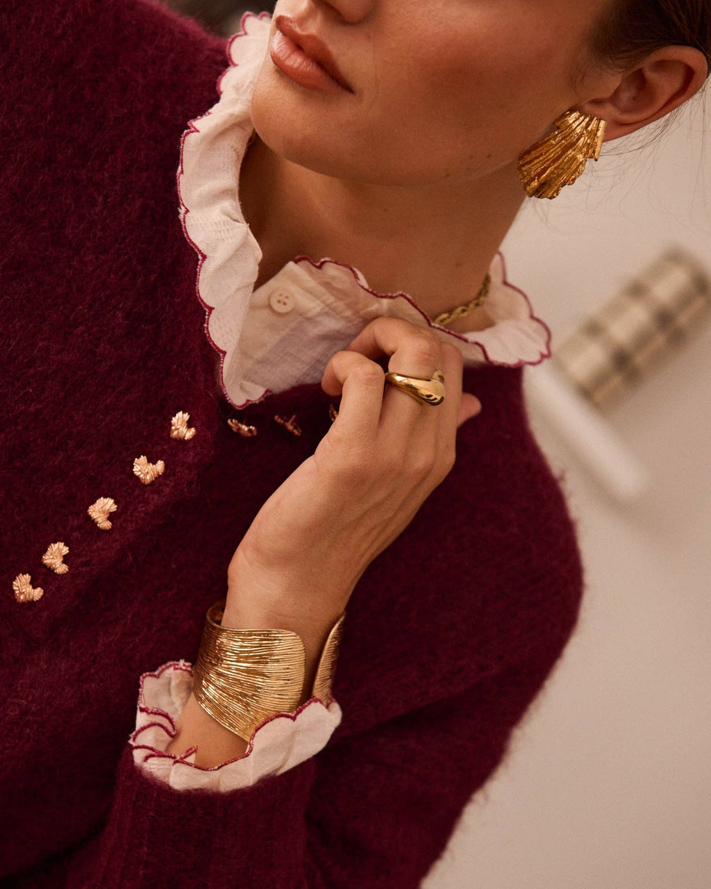 Pull bordeaux
