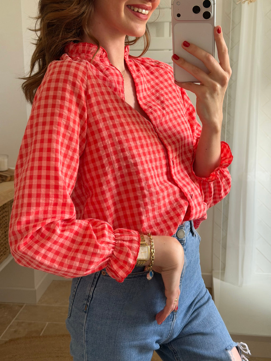 Blouse vichy - Rouge & Rose