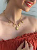 Collier étoile de mer – Acier inoxydable et perles naturelles