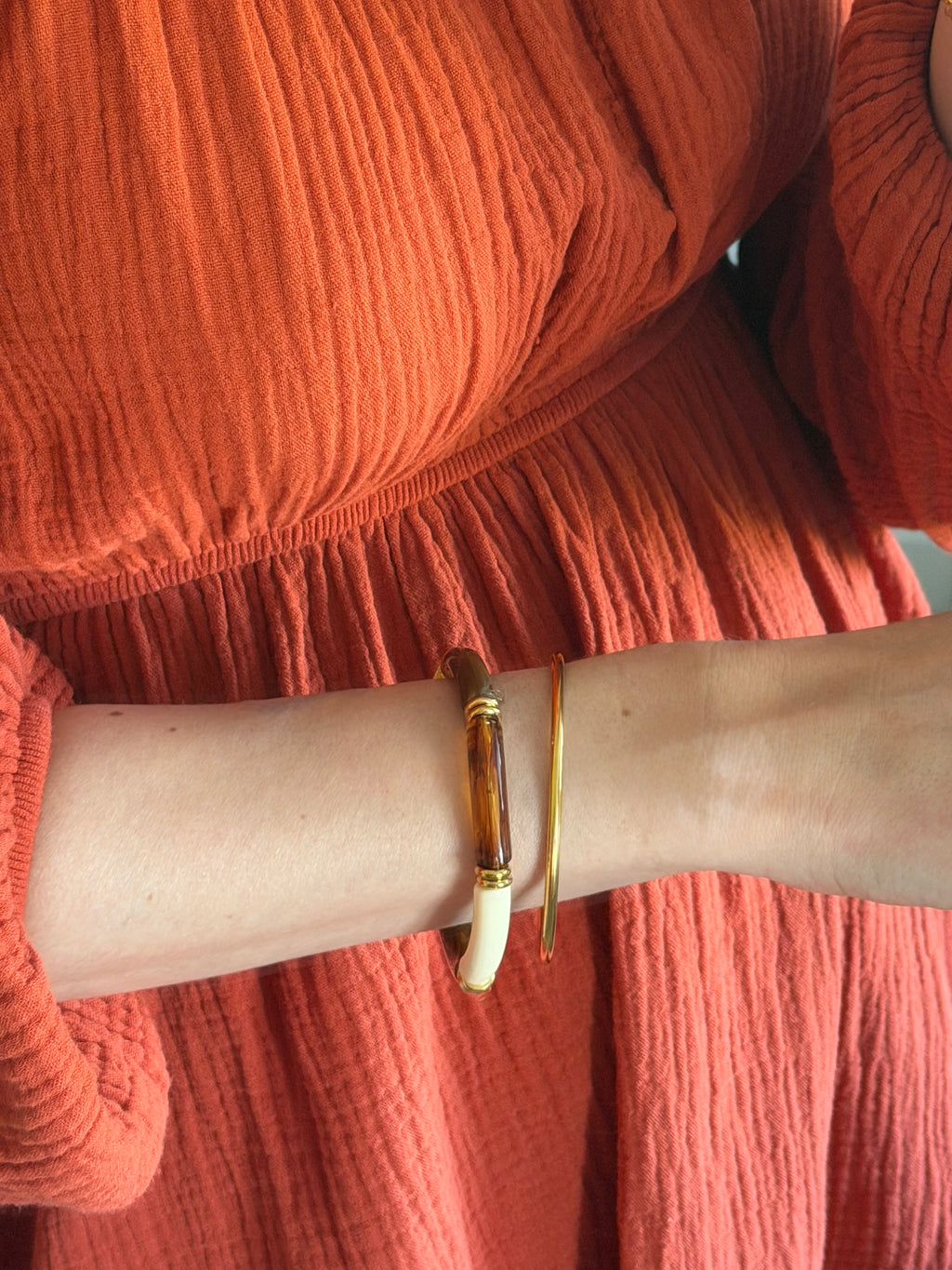 Bracelet résine élastique
