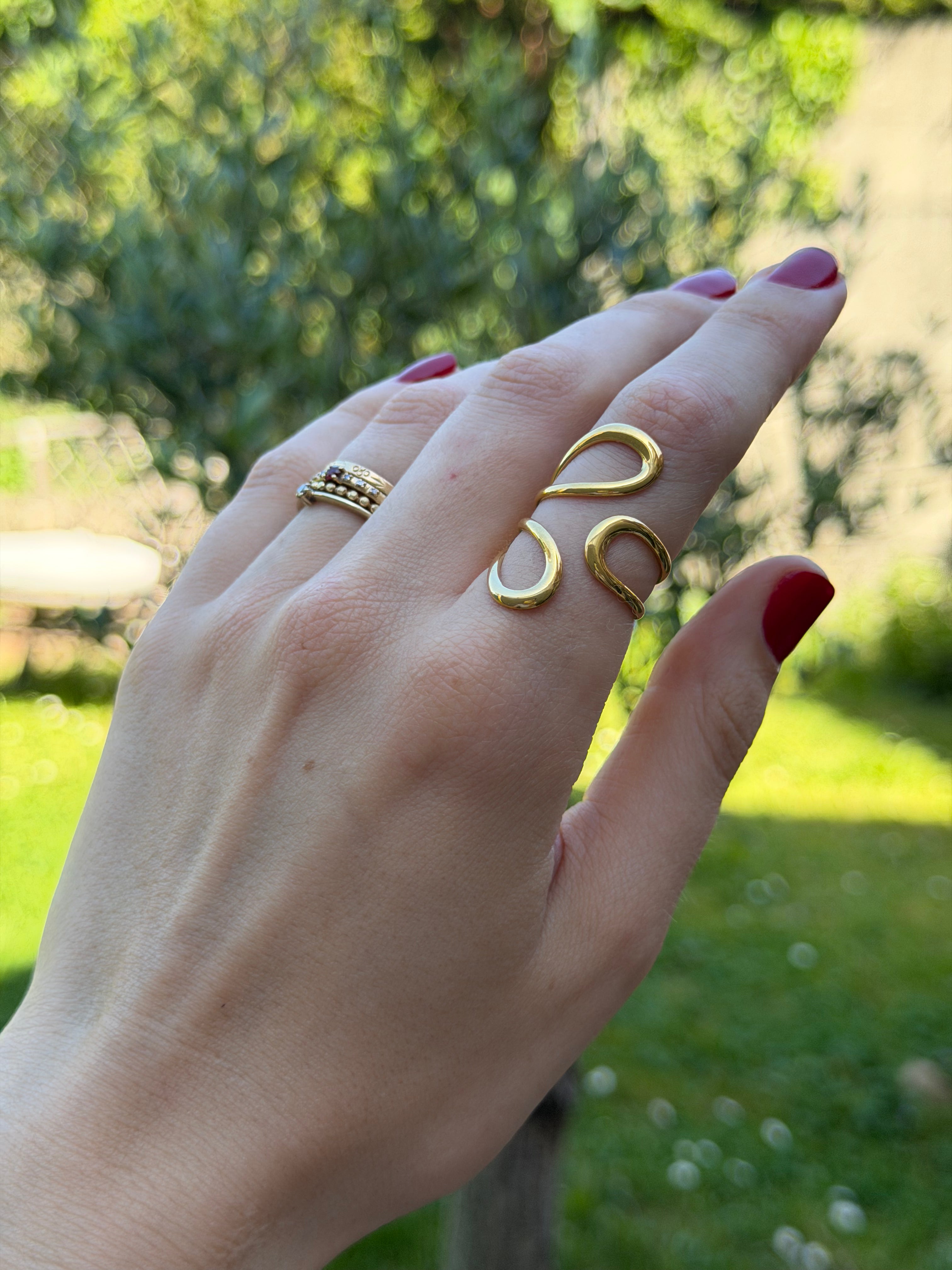 Bague ajustable en acier inoxydable