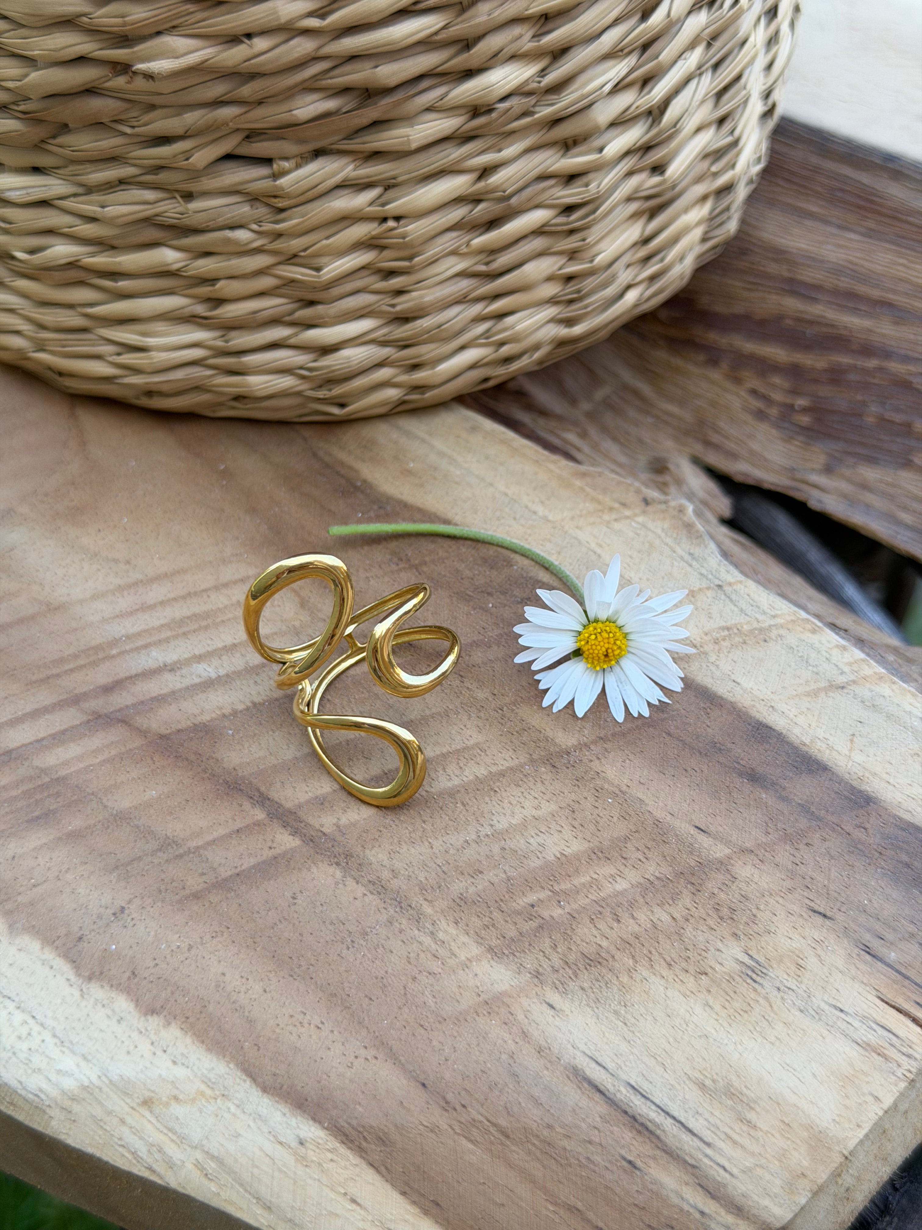 Bague ajustable en acier inoxydable