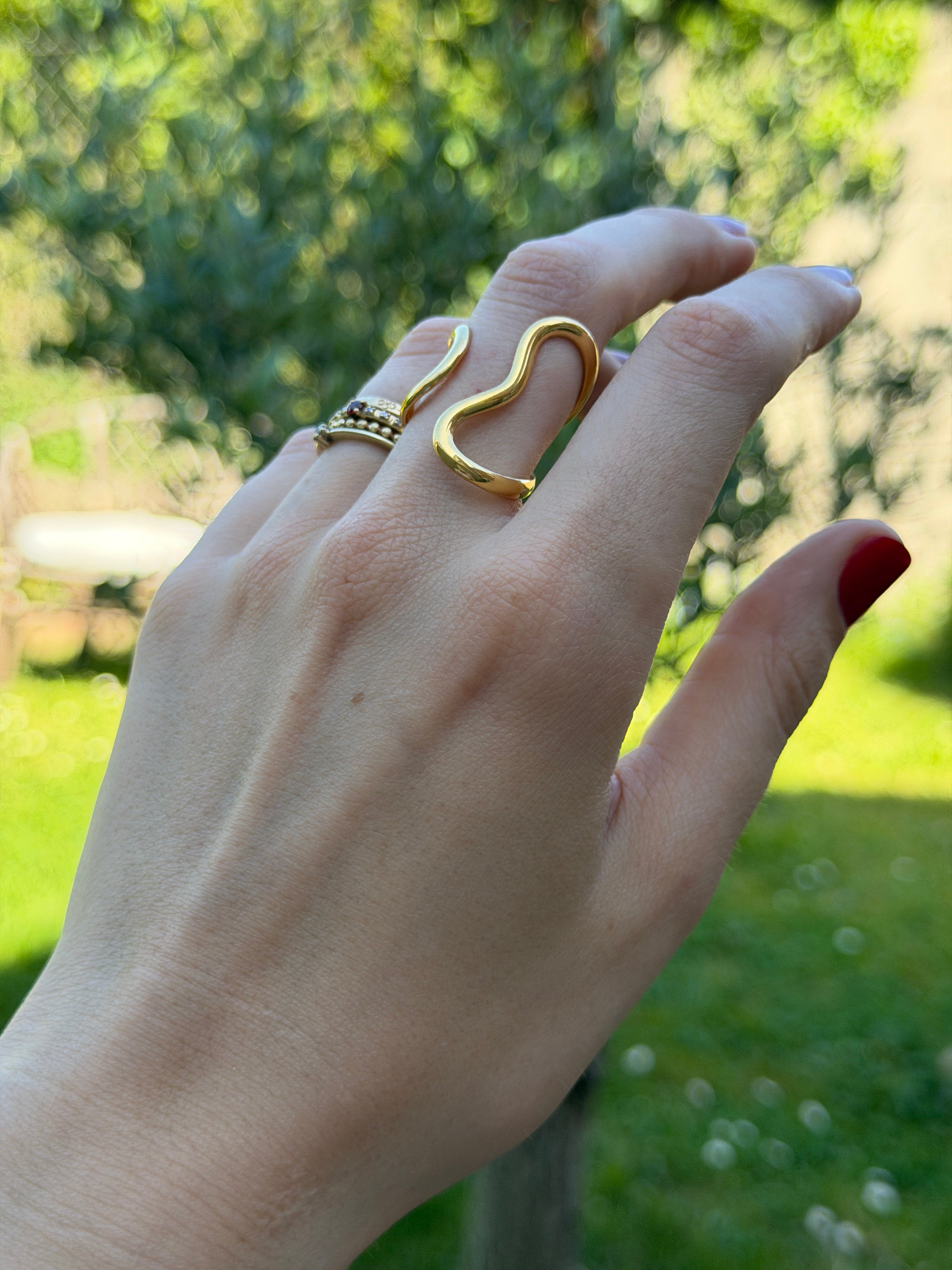 Bague ajustable en acier inoxydable