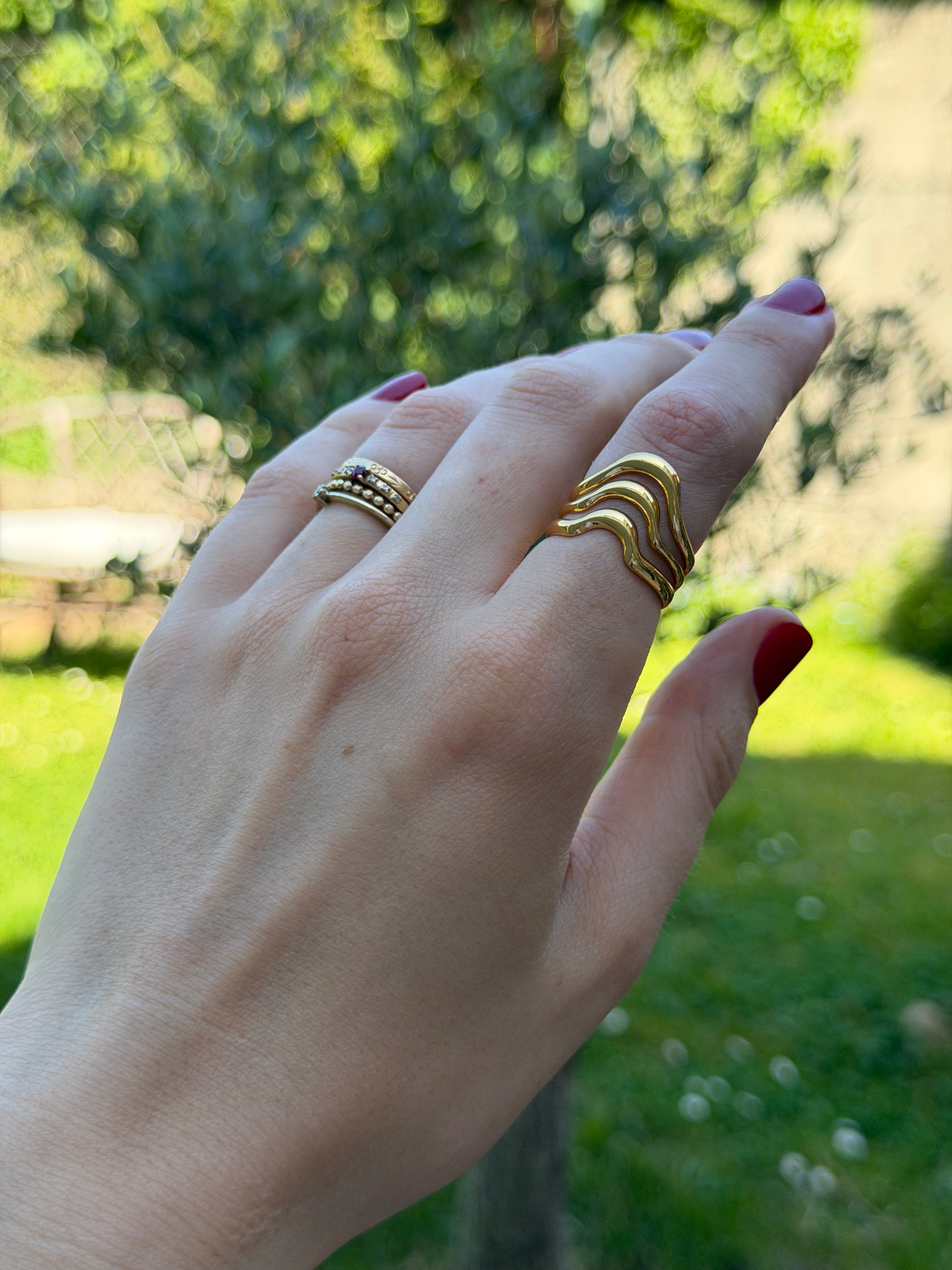 Bague ajustable en acier inoxydable