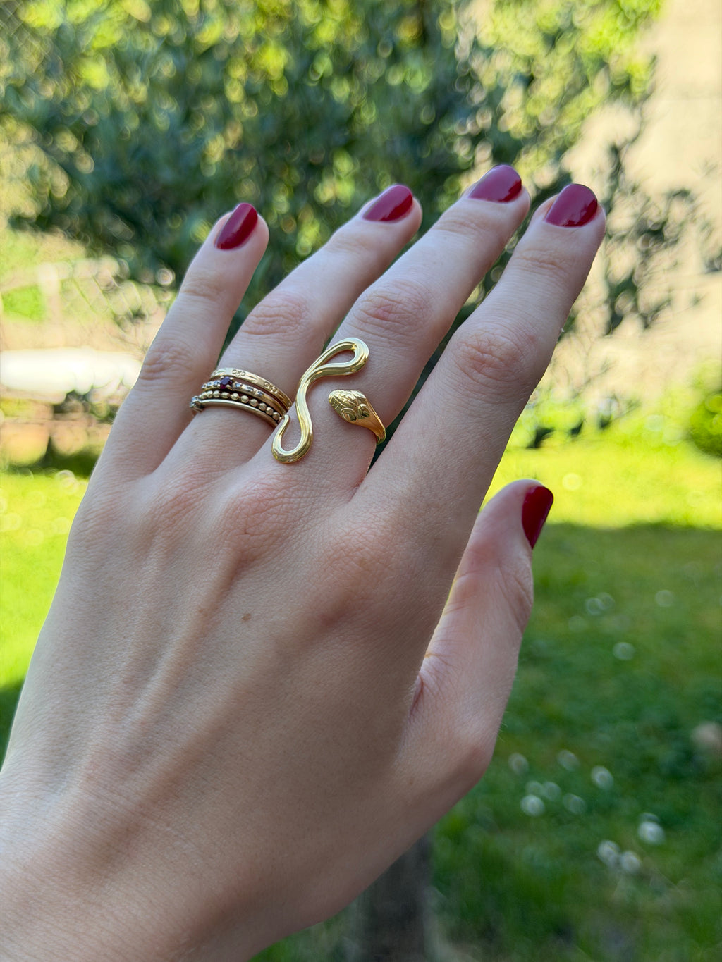 Bague ajustable en acier inoxydable