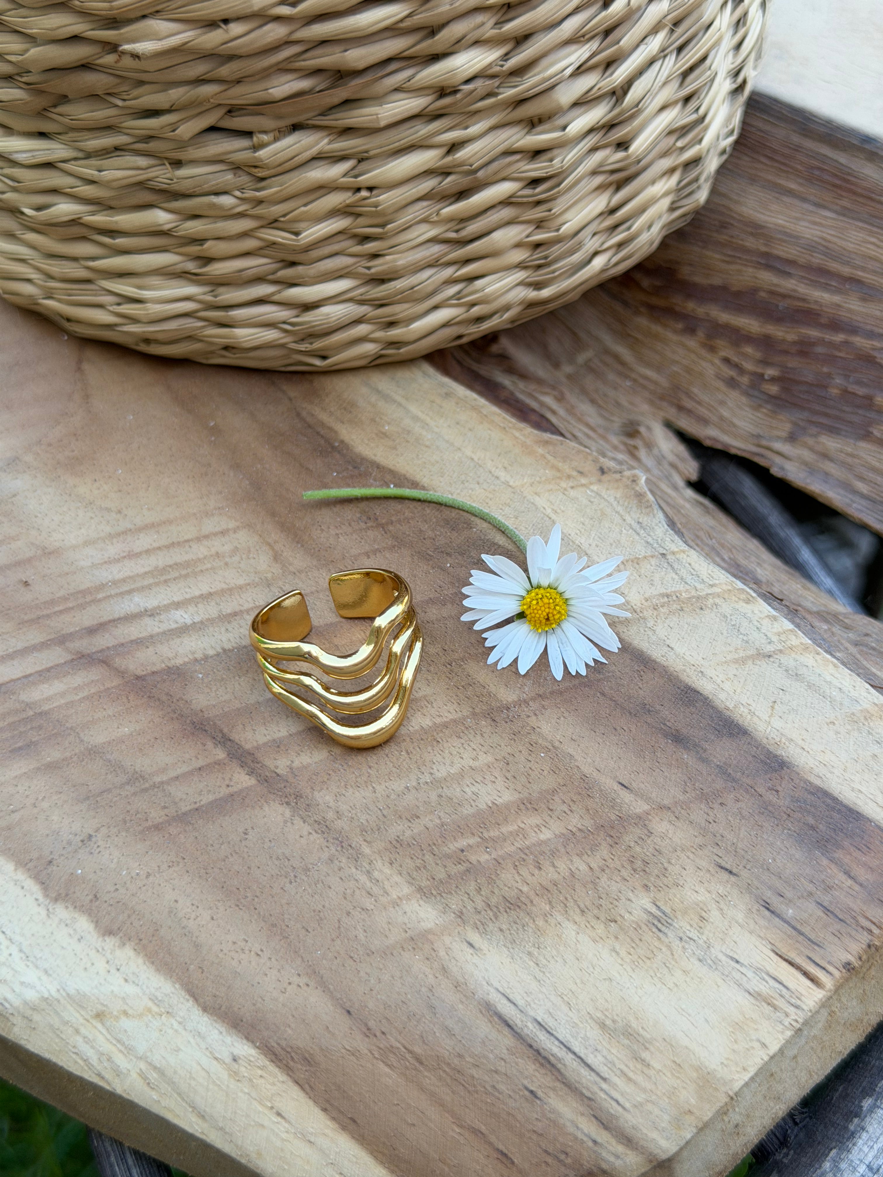 Bague ajustable en acier inoxydable