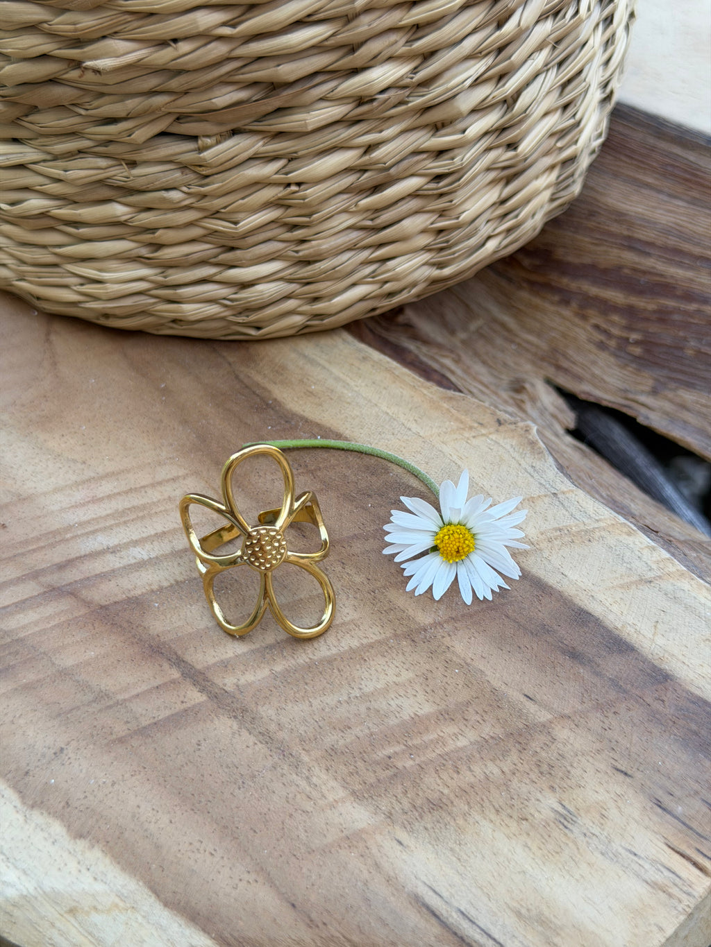 Bague ajustable en acier inoxydable