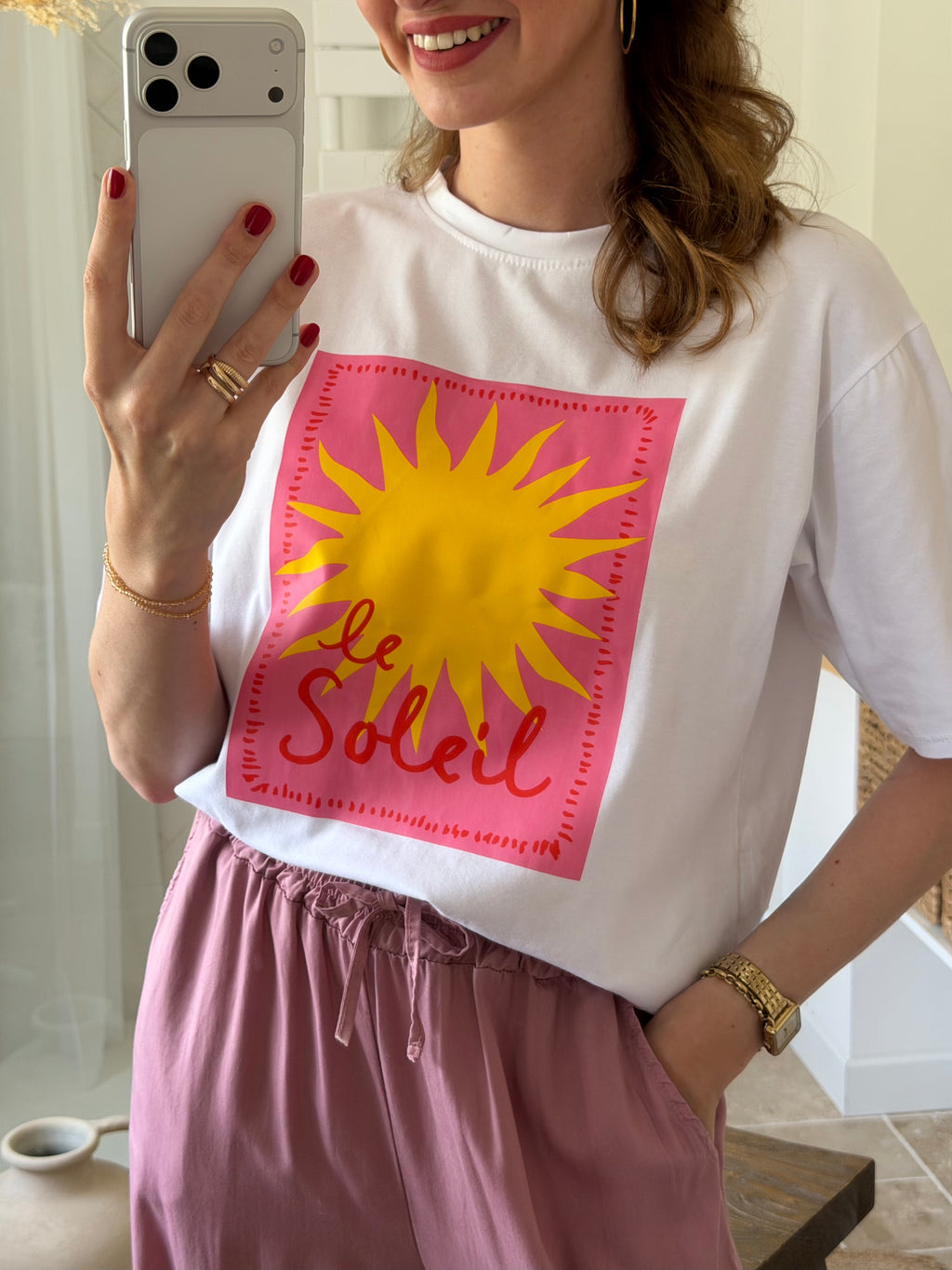 T-shirt en coton - Le soleil