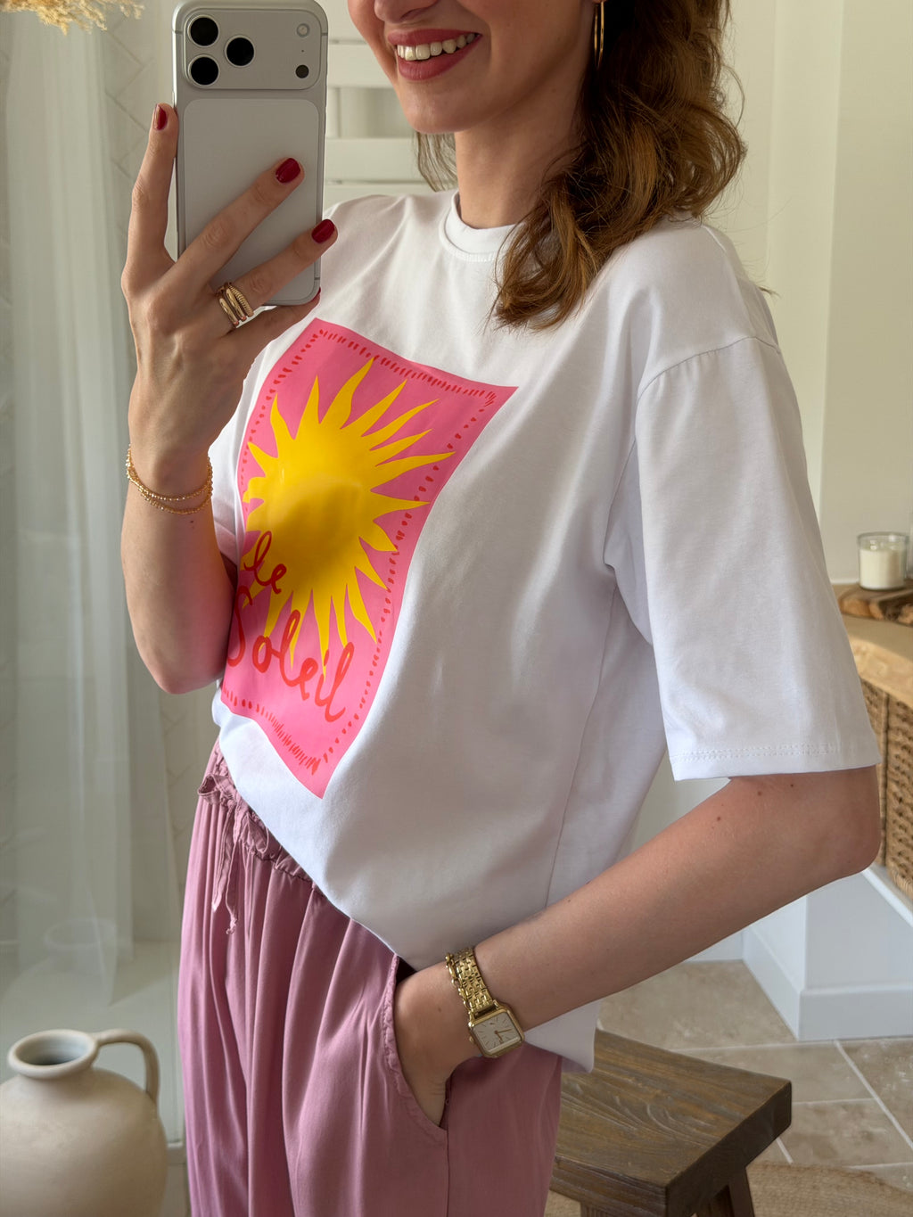 T-shirt en coton - Le soleil