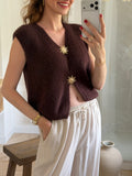 Gilet sans manches - Chocolat